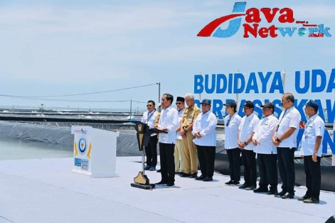Resmikan Tambak Budidaya Udang di Kebumen, Presiden: Bisa Dicontoh di Daerah Lain