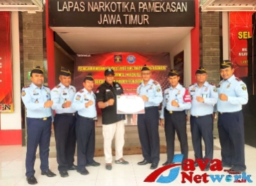 Sinergitas Karutan dan Kepala BNNK Sumenep Gelar Apel Pencanangan Lapas dan Rutan "Bersinar" Bersama Kepala UPT Korwil Madura