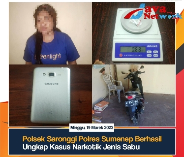 RY Wanita Warga Desa Jenangger Batang-Batang Diamankan Polsek Saronggi dan Barang Bukti 