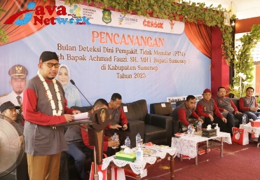 Pencanangan Bulan Deteksi Dini PTM, Bupati Ra Achmad Tekankan Pola Hidup Sehat Dalam Pencegahan
