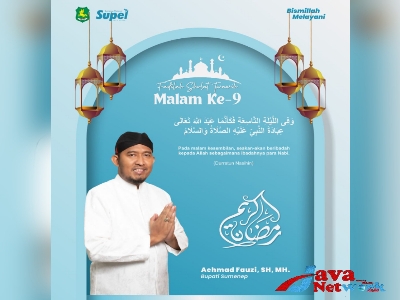 Bupati Sumenep Ra Achmad Fauzi SH MH dan Fadhilah Keutamaan Sholat Tarawih Malam ke-9