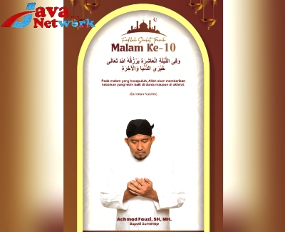 Bupati Sumenep Ra Achmad Fauzi SH MH dan Fadhilah Sholat Tarawih Malam ke-10