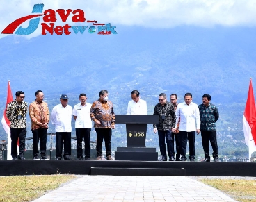 Presiden Jokowi meresmikan KEK Lido di Kabupaten Bogor, Jawa Barat, Jumat (31/03/2023). (Foto: BPMI Setpres)