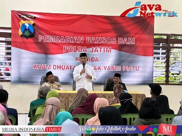 Polda Jatim Kembali Menyalurkan Bantuan Sosial Kepada Kaum Dhuafa dan Yatim Piatu