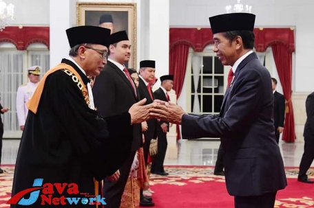 Presiden Saksikan Pengucapan Sumpah Sunarto Sebagai Wakil Ketua MA Bidang Yudisial