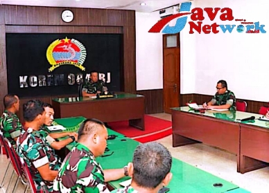 Dandim 0827/Sumenep Paparkan Kesiapan TMMD ke-116 di Hadapan Danrem 084/BJ