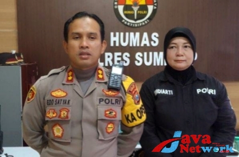 Kapolres Sumenep AKBP Edo Satya Kentriko SH SIK MH dan Kasi Humas Polres Sumenep AKP Widiarti SH