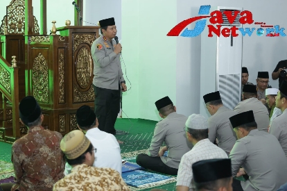 Jumat Curhat  Polda Jatim Mendapat Respon Positif Jamaah Masjid Raya Islamic Center