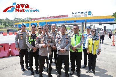 Kapolda Jateng Tinjau GT Kalikangkung, Cek Kesiapan Sambut Arus Mudik Lebaran
