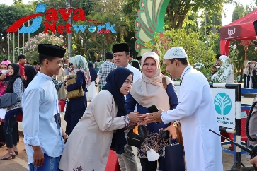 Kapolres Edo Pimpin Pengamanan Kegiatan Ibadah Sholat Idul Fitri 1444 Hijriah
