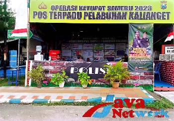 Pos Terpadu di Pelabuhan Kalianget di Kecamatan Kalianget Kabupaten Sumenep Madura Jawa Timur