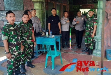 Batuud Koramil Manding Jaga Pos Pam WPS Manding, di Padati Ratusan Pengunjung