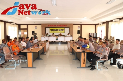 Polres Sumenep Gelar Rakor Kesiapan Pengamanan Wisata Lebaran Ketupat 2023