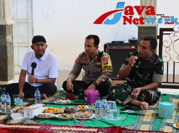 Bupati Sumenep Ra Achmad Fauzi SH MH, Kapolres Sumenep AKBP Edo Satya Kentriko SH SIK MH Dan Dandim Sumenep Letkol Czi Donny Pramudya Mahardi, SE MSi Dirumah Owner Peternakan Sapi PSA di Desa Lenteng Timur Haji Helmi