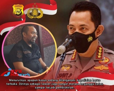 Pamflet Kapolri Jenderal Polisi Drs Listyo Sigit Prabowo MSi dan Ketum FRN Counter Polri Agus Flores, SH, MH