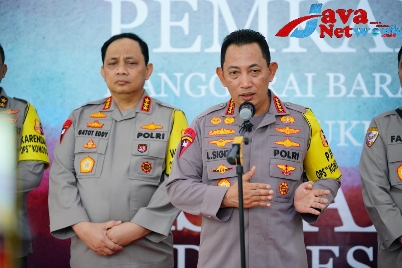 Kapolri Jenderal Polisi Drs Listyo Sigit Prabowo MSi didampingi Wakapolri Komjen Pol Gatot Eddy Pramono