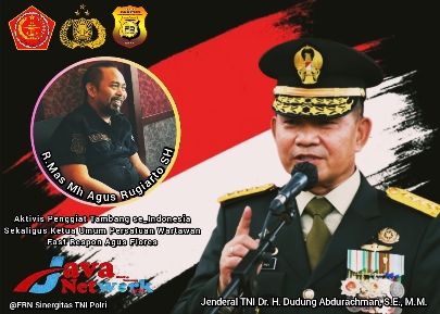 Pamflet Ketum FRN Agus Flores dan Kasad Jenderal TNI Dudung Abdurachman