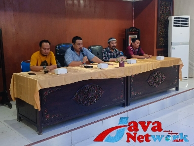 Kadinsos P3A Kabupaten Sumenep, Drs Ahmad Zulkarnain, MH dan Kepala Badan Pusat Statistik Ribut Hadi Chandra