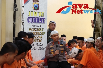 Berikan Motivasi, Kapolres Sumenep Gelar Jumat Curhat Bersama Tahanan