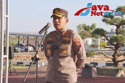 Kapolres Sumenep, AKBP Edo Satya Kentriko, SH, SIK, MH Saat Pimpin Peluncuran Program Polisi RW