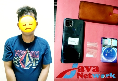 Pelaku Bersama Barang Bukti Yang Berhasil Diamankan Polsek Nonggunong