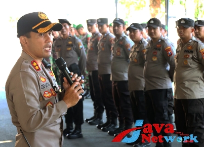 Berikan Rasa Aman Dan Nyaman Saat Pemberangkatan Jamaah Haji, Polres Sumenep Terjunkan Personel Gabungan