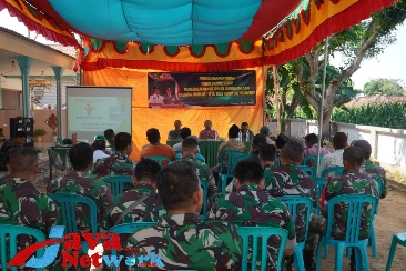 Petani di Lokasi TMMD 116, Antusias Terima Sosialisasi Tanam Jagung Silase