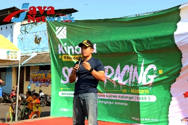 Kapolres Sumenep AKBP Edo Satya Kentriko SH SIK MH membuka Pagelaran Event Euforia Rakyat 2023, dengan Cek Sound System Salah Satu Peserta Even