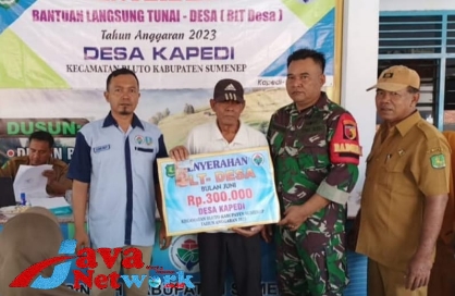 76 KPM Terima BLT DD, Babinsa 0827/Bluto : Saya Harap Pergunakan Sesuai Kebutuhan