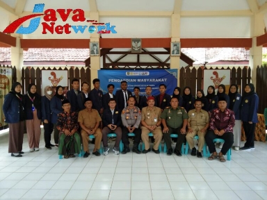 Danramil 0827/12 Dasuk Hadiri Acara Penerimaan KKN Mahasiswa Unijoyo di Pendopo Kecamatan