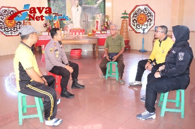 Polres Sumenep Gelar  Jumat Curhat di Klenteng Pao Sian Lin Kong