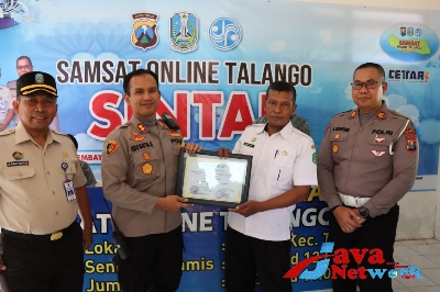 Inisiasi SINTAL, Kapolres Sumenep Apresiasi dan Berikan Sertifikat Penghargaan Kepada Camat Talango