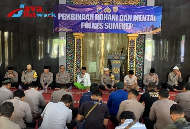 Kegiatan Binrohtal Polres Sumenep Digelar di Masjid Walisongo Polres Sumenep