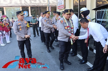 Kapolda Jatim Kunjungi Polres Nganjuk, Berikan Motivasi Personel di Jajaran