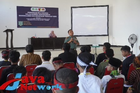 Bekali Bela Negara, Dandim 0827/Sumenep Berikan Wasbang Kepada Siswa Siswi SMP Binar
