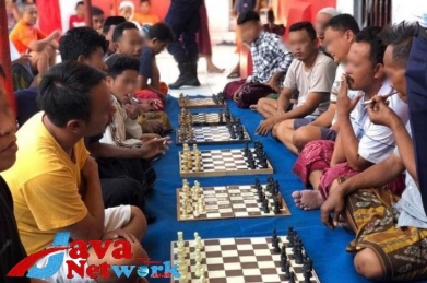 Rutan Sumenep Gelar Lomba Catur, Awali Rangka Perlombaan Peringati HUT RI dan HDKD ke-78