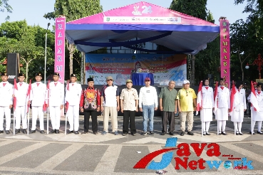 Bupati Sumenep Achmad Fauzi Wongsojudo, SH, MH Usai Membuka Fun Kolase Competition Dalam Rangka Peringati HUT JPRM ke-24