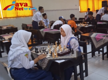 Suasana Kegiatan Seleksi Atlet Catur Tingkat SD dan SMP Sederajat Yang Bertempat di SMPN III Sumenep 
