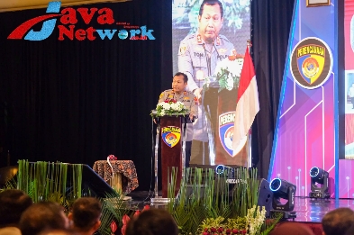 Kapolda Jatim Irjen Pol Dr Toni Harmanto MH Saat Memberikan Sambutan Pada Acara Musrembang Polda Jatim, Rabu (26/07/2023)