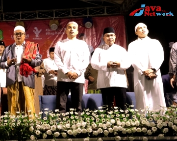 Kapolres Sumenep AKBP Edo Satya Kentriko, SH, SIK, MH Bersama Forkopimda Saat Menghadiri Sumenep Bersholawat