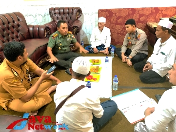 Suasana Jum'at Curhat Kapolres Bersama Dandim Sumenep Saat Kunjungi Habib Ali Ridho Bin Ahmad Al Hadad Talango