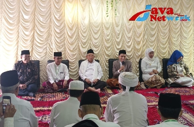 Wapres RI KH Ma'ruf Amin Saat Melakukan Kunjungan Ke Pondok Pesantren Annuqoyyah Guluk-guluk, Rabu (09/09/2023)