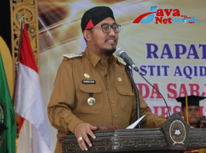 Bupati Sumenep Achmad Fauzi Wongsojudo SH MH Saat Memberikan Sambutan Pada Suatu Acara