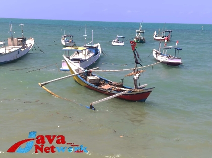 Perahu Kecil (Klotok) Saat Ditemukan Oleh Warga Dusun Lembana Desa Bancamara Pulau Giliyang Kecamatan Dungkek, Rabu (30/08/2023)