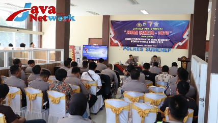 Polres Sumenep Gelar Latpra Ops Kepolisian Kewilayahan dengan Sandi "Zebra Semeru 2023"