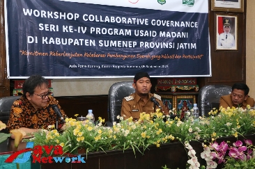 Gelar Workshop Collabirative Governance ke IV Usaid Madani, Bupati Sumenep : Model Wujudkan Keterlibatan Masyarakat dalam Membangun Sumenep