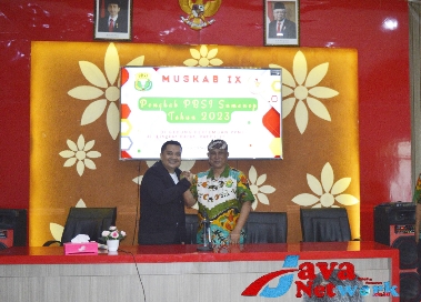 Kadisbudporapar Kabupaten Sumenep, Moh. Ikhsan, Spd MT Kembali Terpilih Sebagai Ketua PBSI Periode 2023-2027