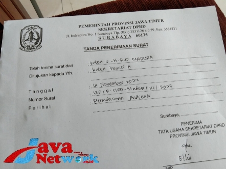Kasus Rutan Medaeng, N.G.O Madura Tunggu Jawaban Komisi A Soal Audiensi Terbuka, Selasa (14/11/2023)