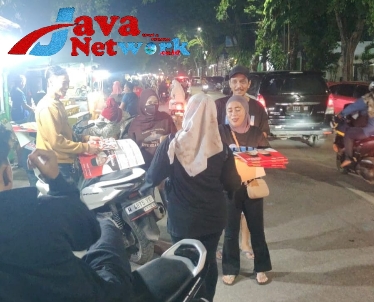 Suasana Relawan Ganjar Milenial Sumekar (GMS) Diacara Mengampanyekan Ganjar Pranowo dan Mahfud MD, Rabu (29/11/2023) malam