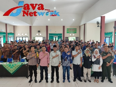 KPUD Sumenep Gelar Rakor Persiapan Pengelolaan Pemilu 2024 di Aula Al-Ikhlas Kemenag Sumenep, Minggu (03/12/2023)